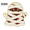 Unique Holiday Gifts for Friends Halloween Enamel Brooch Pin, Cartoon Ghost Witch Hat Black Cat Lapel Pins Spider Decorative Badge Jackets Backpacks