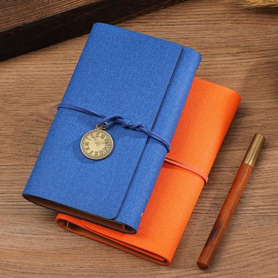 Vintage Thick Paper Journal Notebook Faux Leather White 1 Pc