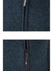 Men's Plus Size Thickened Velvet Zipper Cardigan Sweater - Youth Casual Stand Collar Pullover for Autumn and Winter