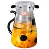 Cow Glass Water Pitcher | Bedside Milk Carafe With Cup | Glass Carafe Pitcher With Glass Mug Cute Cow Glass Tea Pitcher Kettle Milk Jug Water Carafe F