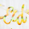 Ramadan Kareem Paper Banner Garland Gold Eid Mubarak Moon Star Hanging Ornaments Islamic Muslim Decoration for Home Party Supply