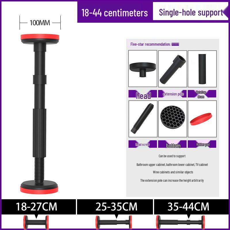 Adjustable Bathroom Toilet Cabinet Support Rod Tool