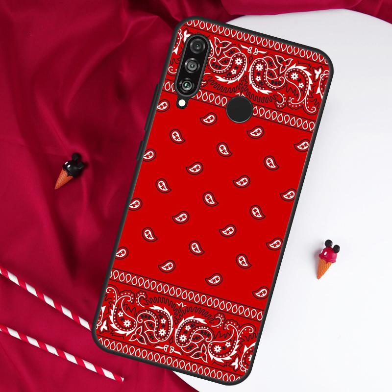 Royal Bandana Paisley For Huawei Nova 12s 11i 12i 7i 8i Y73 Y70 Y90 Y60 Y72 Y61 Y91 9 10 SE P30 Pro P40 Lite Case