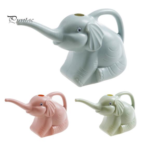 Indoor Plant Watering Tool Elephant Can 2L Long Spout Pot Cute Animal Lightweight with Handle for Houseplants Outdoor Potted Plants Home Gardening