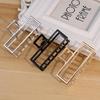 Square Metal Hair Clips, 3 Types