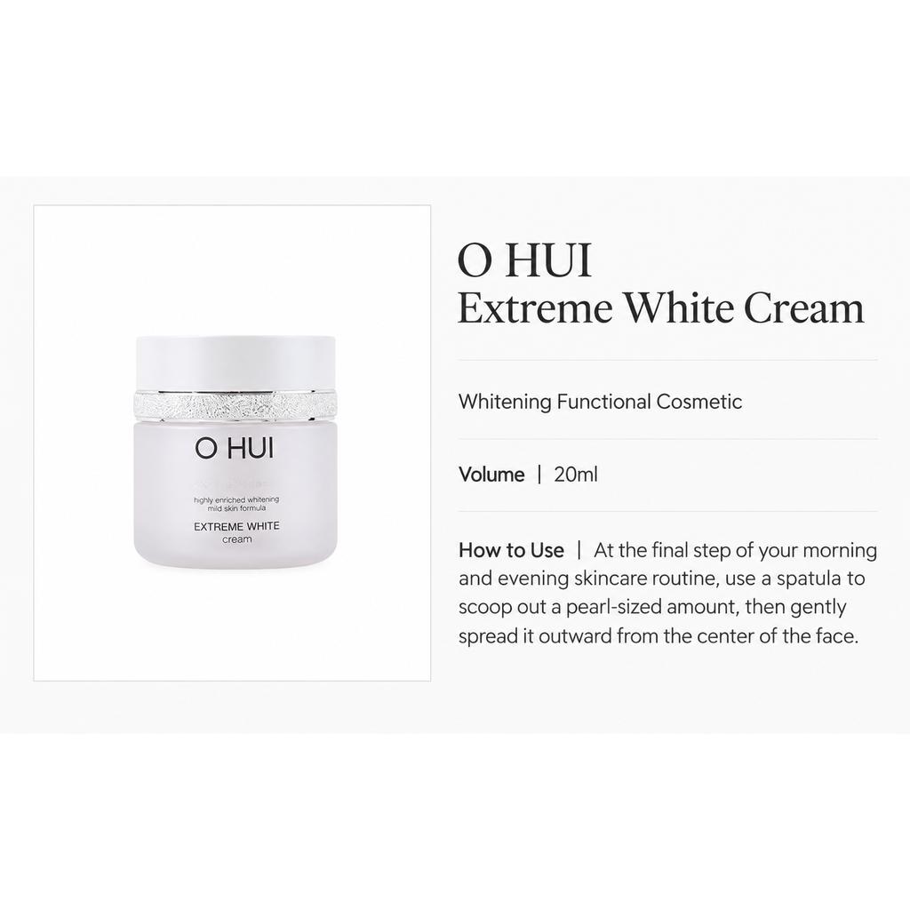 O HUI Extreme White 3-Piece Special Set 150ml + 130ml + 20ml