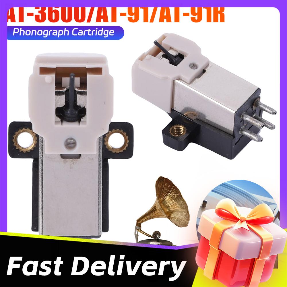 5-1PCS AT-3600/AT-91/AT-91R Replacement Phonograph Cartridge Phono MM Cartridge for Turntable Record Player Replace Accessories