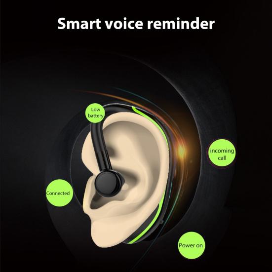 1Pc f600 Drahtlose Bluetooth-kompatibel Hände-freies Ohrbügel Kopfhörer Sport Business Headset