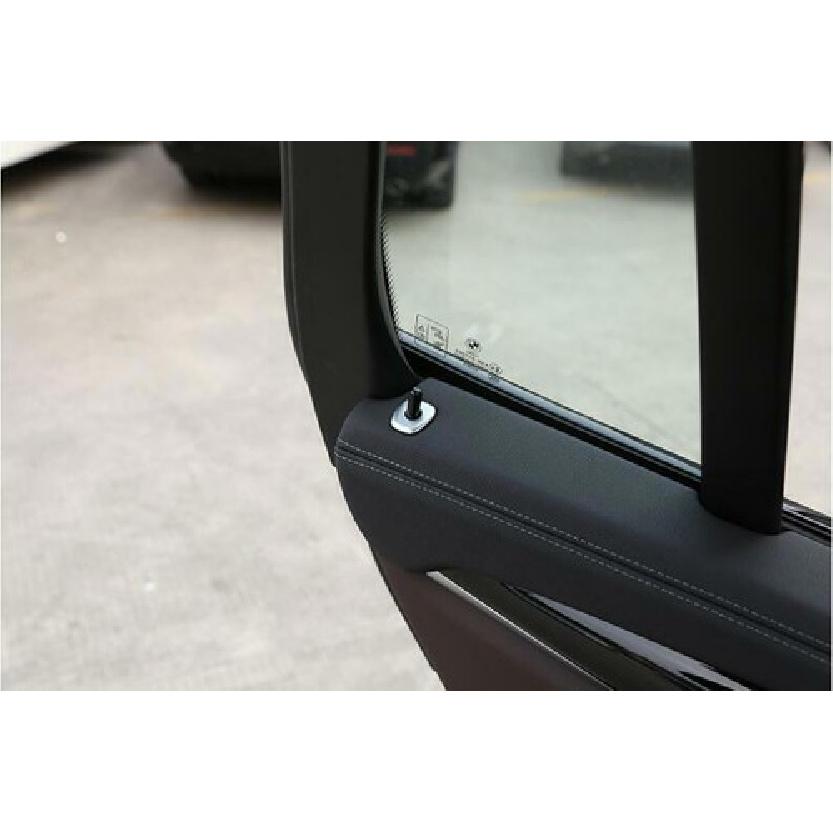 For BMW X3 G01 X4 G02 2018- ABS Silver Inner Door Lock Down Bolt Ring Trim