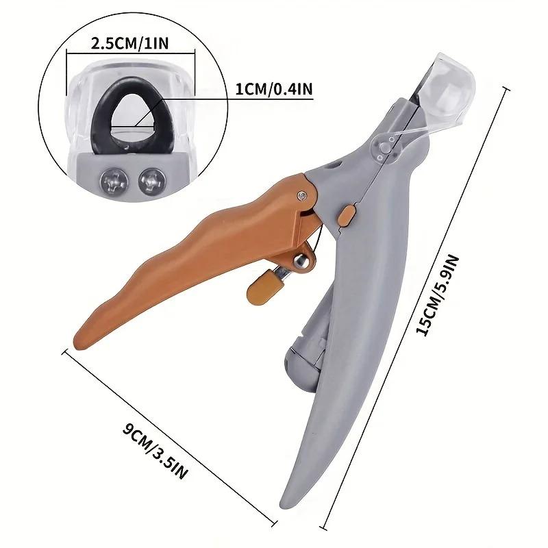 Pet Nail Clipper Strap Led Light Comes With Amplification Function Cat And Dog Nail Trimmer Tool Pet Grooming Cleaning Supplies