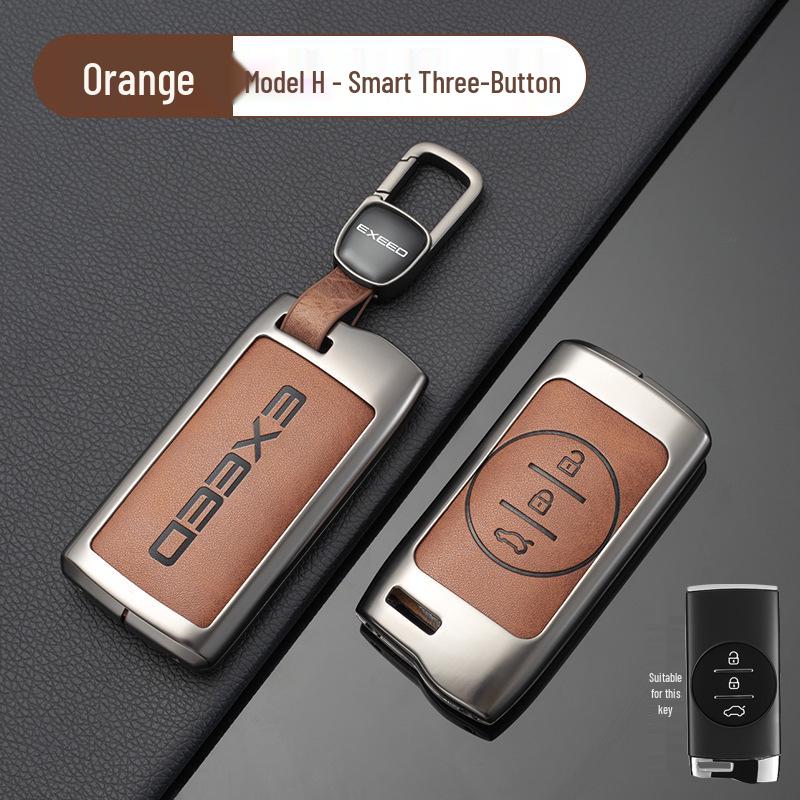 Zinc Alloy Key Protection Shell with Hanging Buckle for Chery Exeed Sterra ET Key Fob
