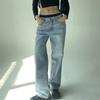 New ArrivalS Open Run Women S Wide Denim pantS Blue Fall