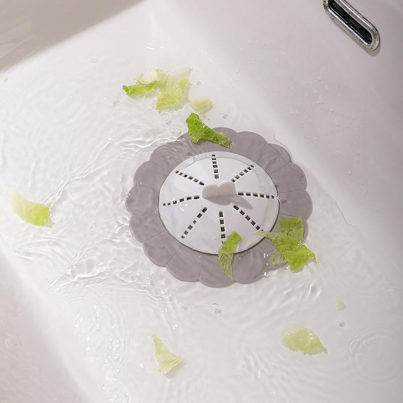 WTEMPO 1PC Creative Insect and Odor Proof Floor Drain Bathroom Drainage Outlet Hair Anti Clogging Filter Kitchen Sink Filter Cover
