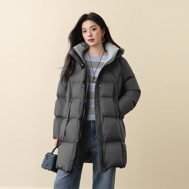 SEIFINI Women's Mid-Length Down Jacket