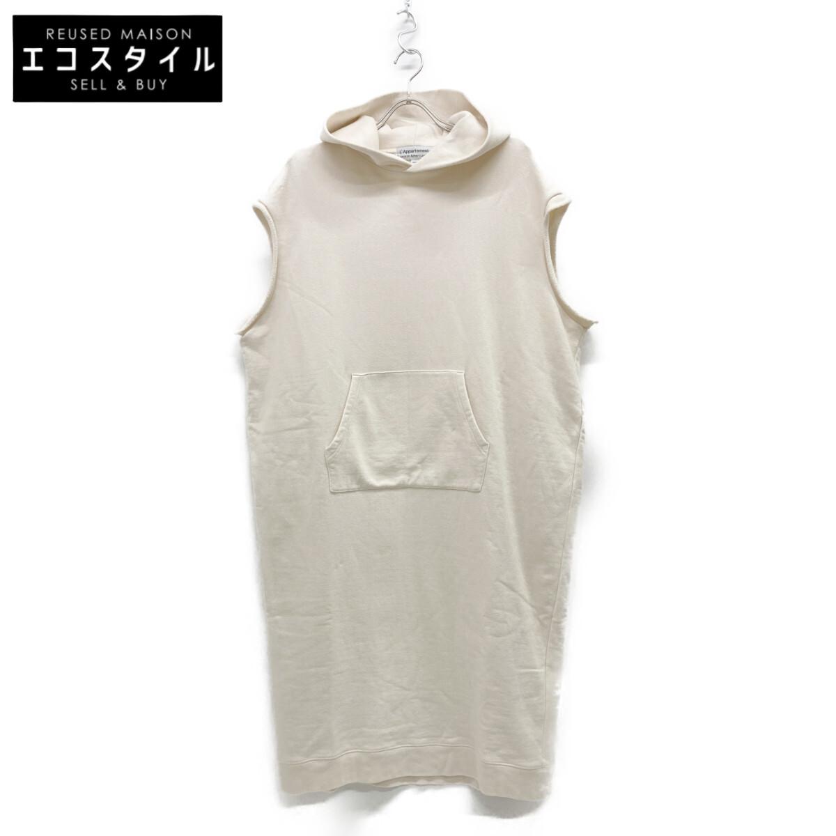 

AMERICANA × Apartmont Exclusive Sleeveless Hoodie Sweat Dress dress F IvoryUsed