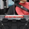 1/2PCS Car Seat Belt Shoulder Cover Comfort Safety Protect Pad Accessories For Kamiq MK3 Roomster Rapid Kodiaq Karoq Fabia