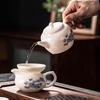 Naijiang Mutton-Fat Jade Porcelain Kung Fu Tea Set