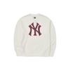 New MLB FW22 Sweatshirt Unisex Ecru 3AMTB0626-50IVS