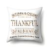Thanksgiving Pillowcase Blessing Maple Leaf Pumpkin Sofa Cushion Cover Office Home Living Room Pillowcase