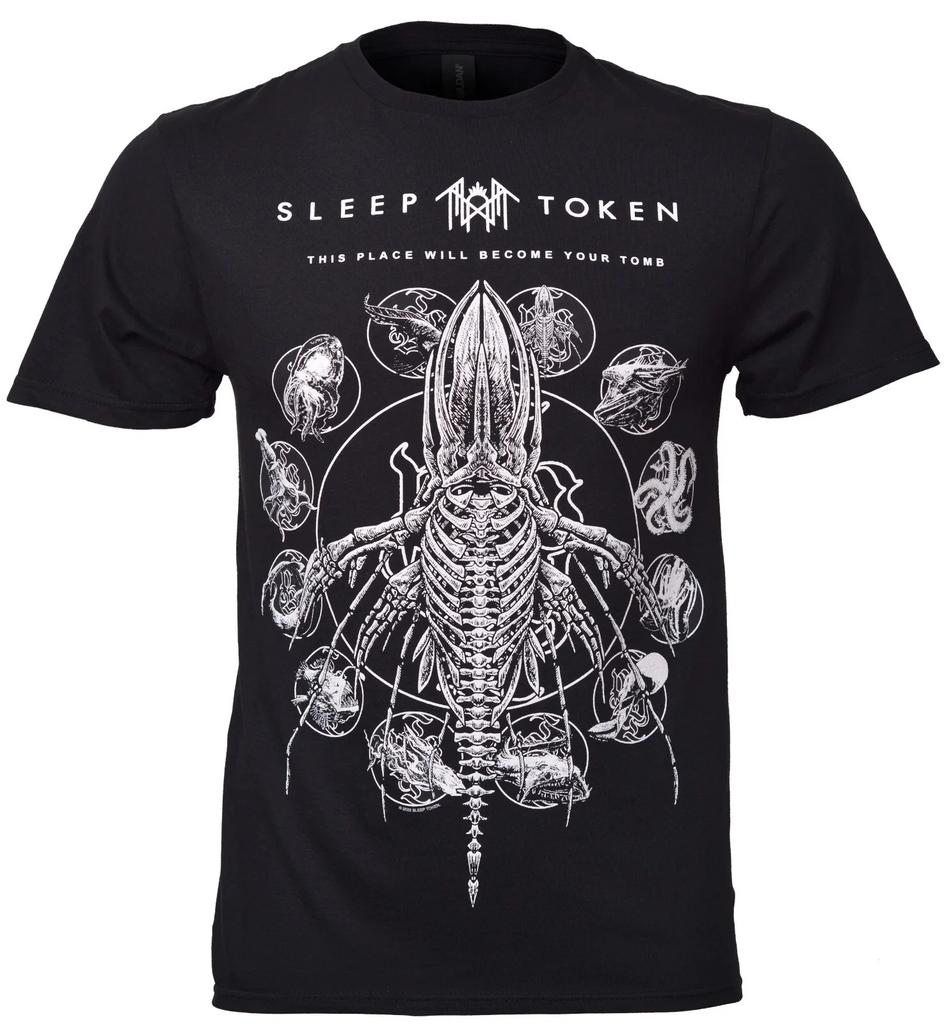 Official Sleep Token T Shirt Tomb Whale New Black S M L XL XXL