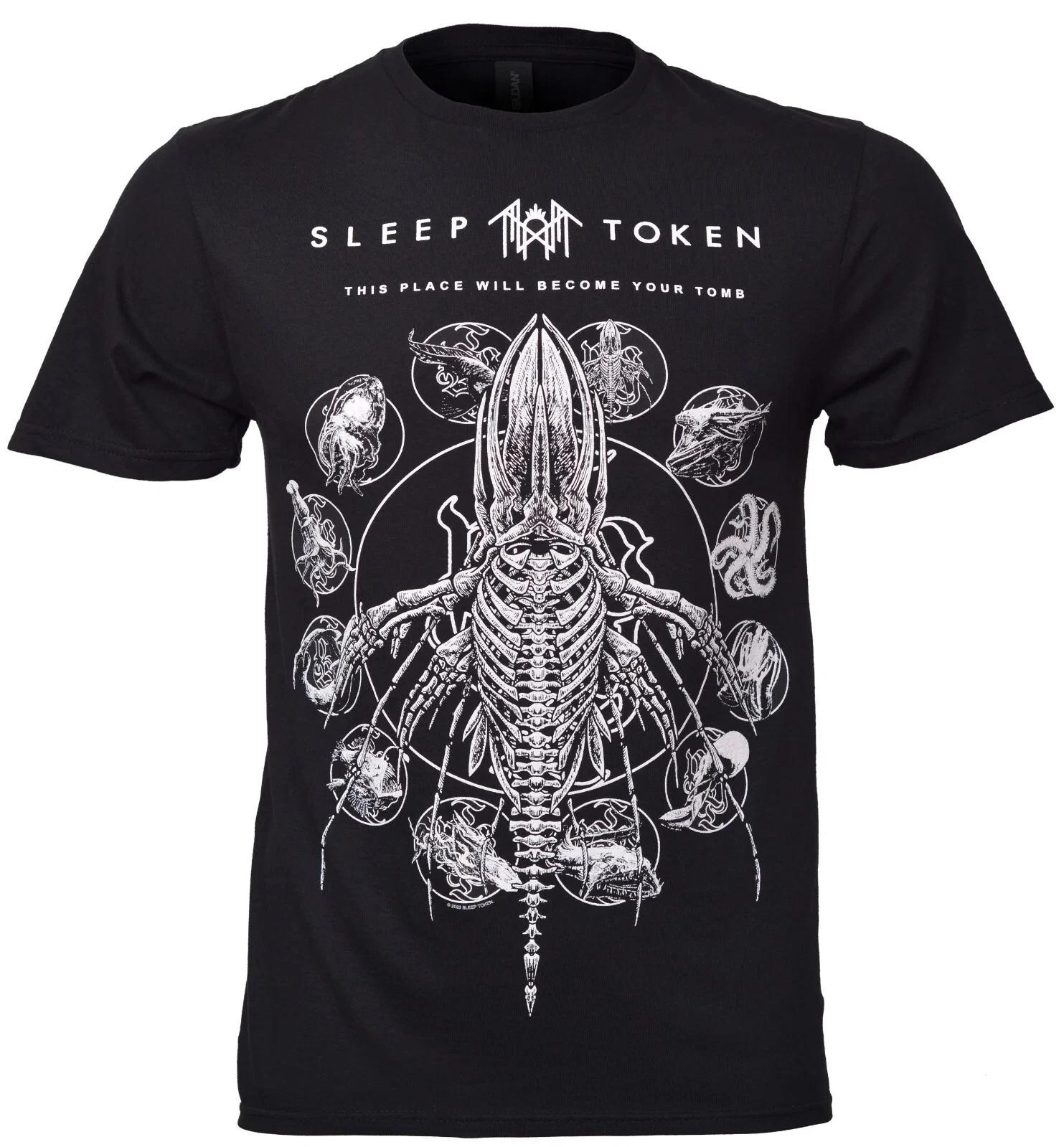 

Official Sleep Token T Shirt Tomb Whale New Black S M L XL XXL 4XL