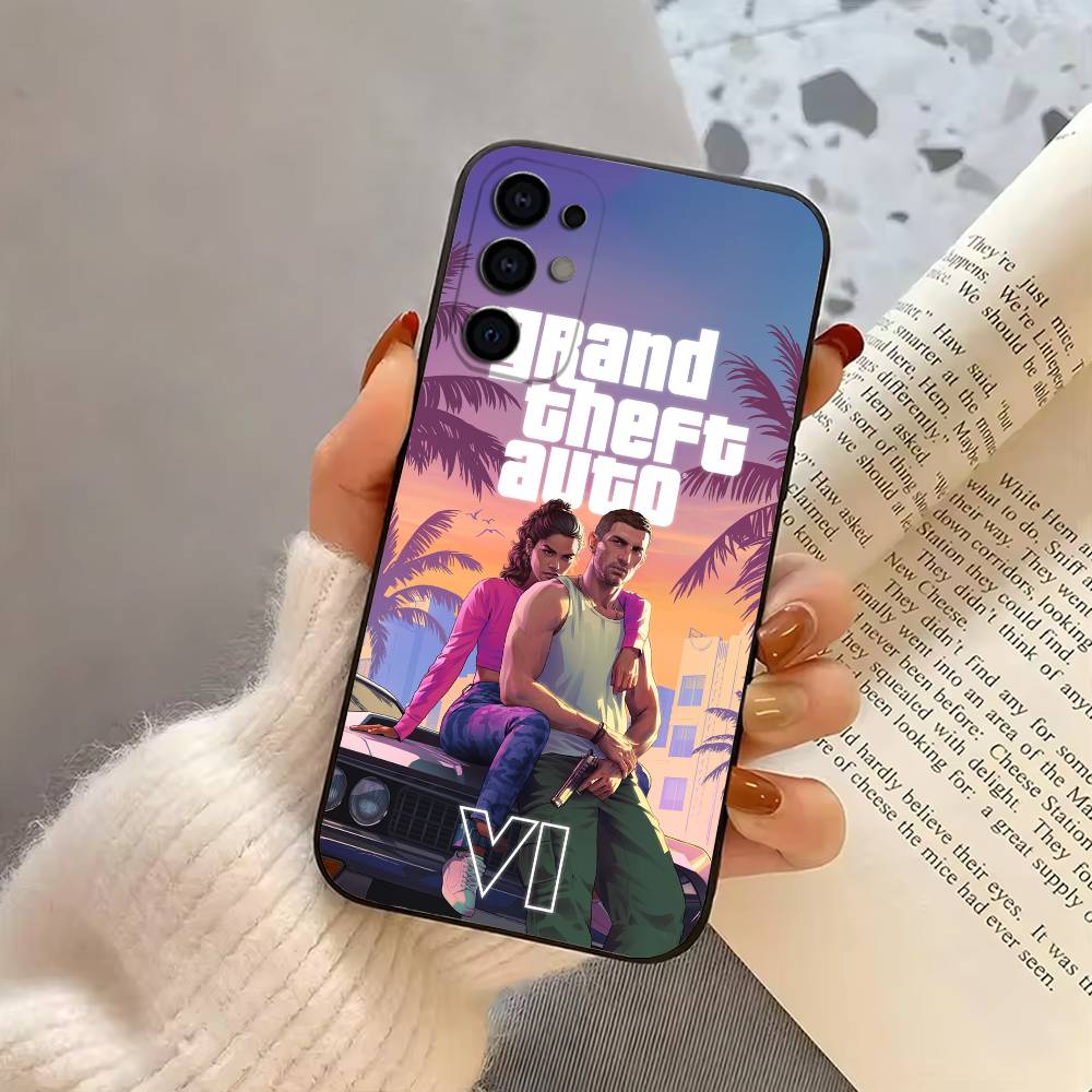 GameTheft auto v5 Grand-ES Phone Case For Samsung S25,S24,S21,S22,S23,S30,Ultra,S20,Plus,Fe,Lite,Note,10,Black Cover