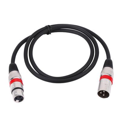 3Pin XLR Cable Male To Female M F Audio Cord Shielded Cable For Microphone Mixer 1M