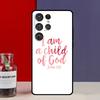 Bible Quotes Jesus God Funda Case For Samsung Galaxy S25 Ultra S9 S10 S20 S22 Plus S21 FE S23 S24 Ultra Phone Cover