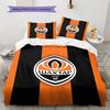 Shakhtar Pattern Bedding Set Quilt Cover Pillowcase Home Decor Gift (1 * duvet cover + 2 * pillowcase, without core)