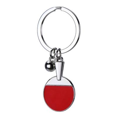 Sport Ping Pong Table Tennis Ball Keychain Creative Ping Pong Bat Key Ring Keychains Car Key Chain Souvenir Gift