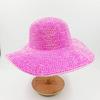 Chapeau Fedora Femme Accessoires Personnalisés Haut de Gamme Rouge Exquis Personnalisé Denim Mode Brillant Perle Strass Chapeaux de Cow-boy sombrero