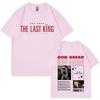 Rapper Don Omar The Last King Tour Graphics T-shirts Men Women Hot Sale Short-sleeved Tshirt O-Neck Cotton Loose Clothing Unisex