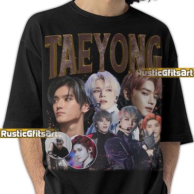TAEYONG NCT 127 K-POP Shirt, Taeyong Nct 127 Custom T-Shirt, Lee Tae-yong Vintage Tour Merch, Nct Dream Kpop Boyband Concert Bootleg Rap Tee
