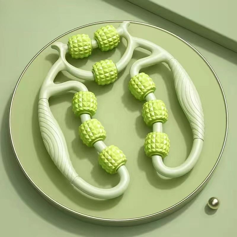 

Девятиколесный круговой зажим для ног, расслабитель мышц бедра, массажер для растяжки ног, ролик для йоги для красивых ног, клипса для тела для леди зелёный