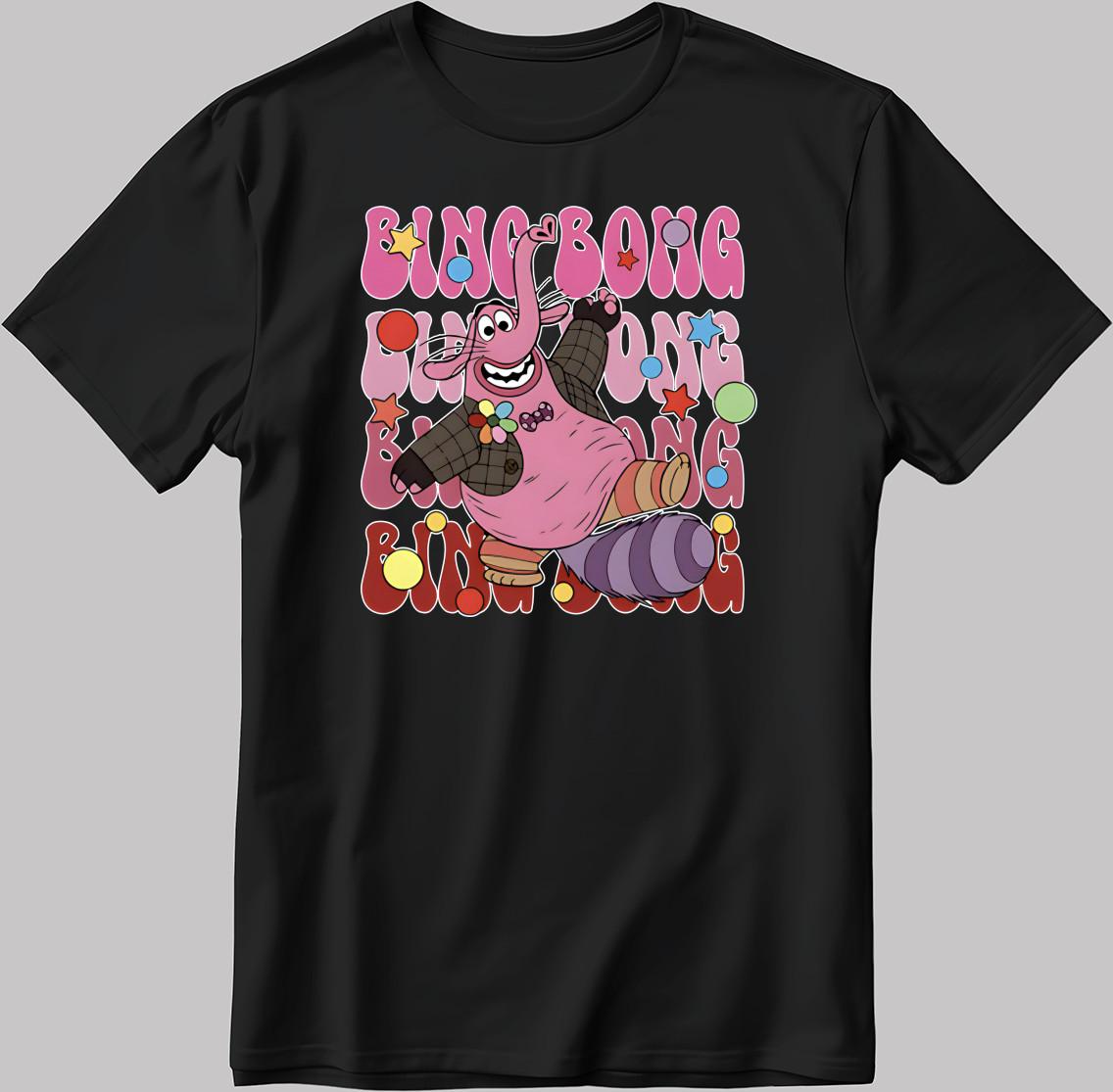 Inside Out 2 Bing Bong White-Black Men/Women T Shirt AB223 3XL