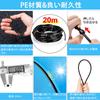 AILOXIN Spray Nozzle, Watering Nozzle, Automatic Watering Set, 20M Hose, Nozzle Mist Shower, 20 Nozzles, Brass, Watering, Lawn, Irrigation System, Spr