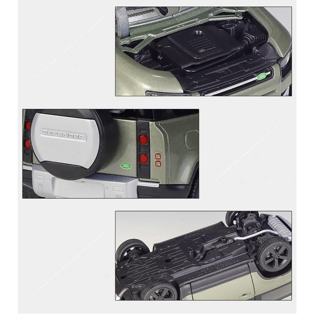 Welly 1/26 Land Rover Defender 2020 SUV Alloy Car Model Diecast Metal Toy Off-road Vehicles Car Model Simulation Childrens Gifts