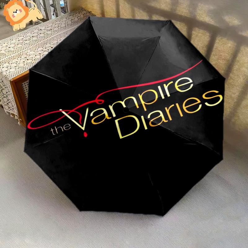 Moonlit Secrets Shadows Folding umbrella Suitable for all seasons Umbrella travel Three folds Umbrella