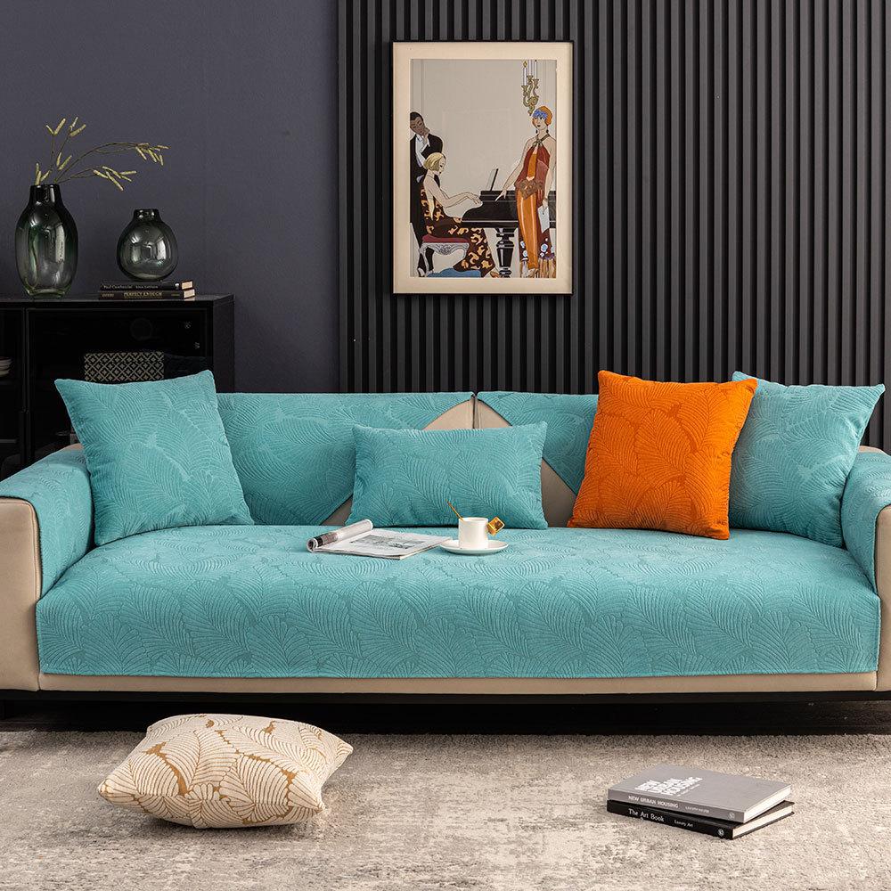 

Универсальная диванная подушка из синели Four Seasons, жаккардовая подушка для современного дома, простая нескользящая диванная подушка, полотенце 70*70