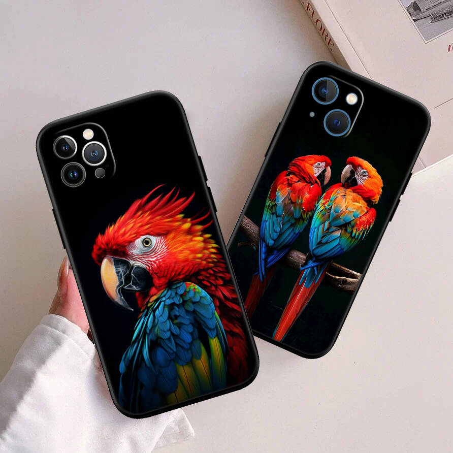 Parrot New Phone Case for Samsung S20 S21 S22 S23 S24 FE Ultra Plus Lite S21S A07 A17 A36 A37 A55 A57 F06 F16 M06 M16 M56