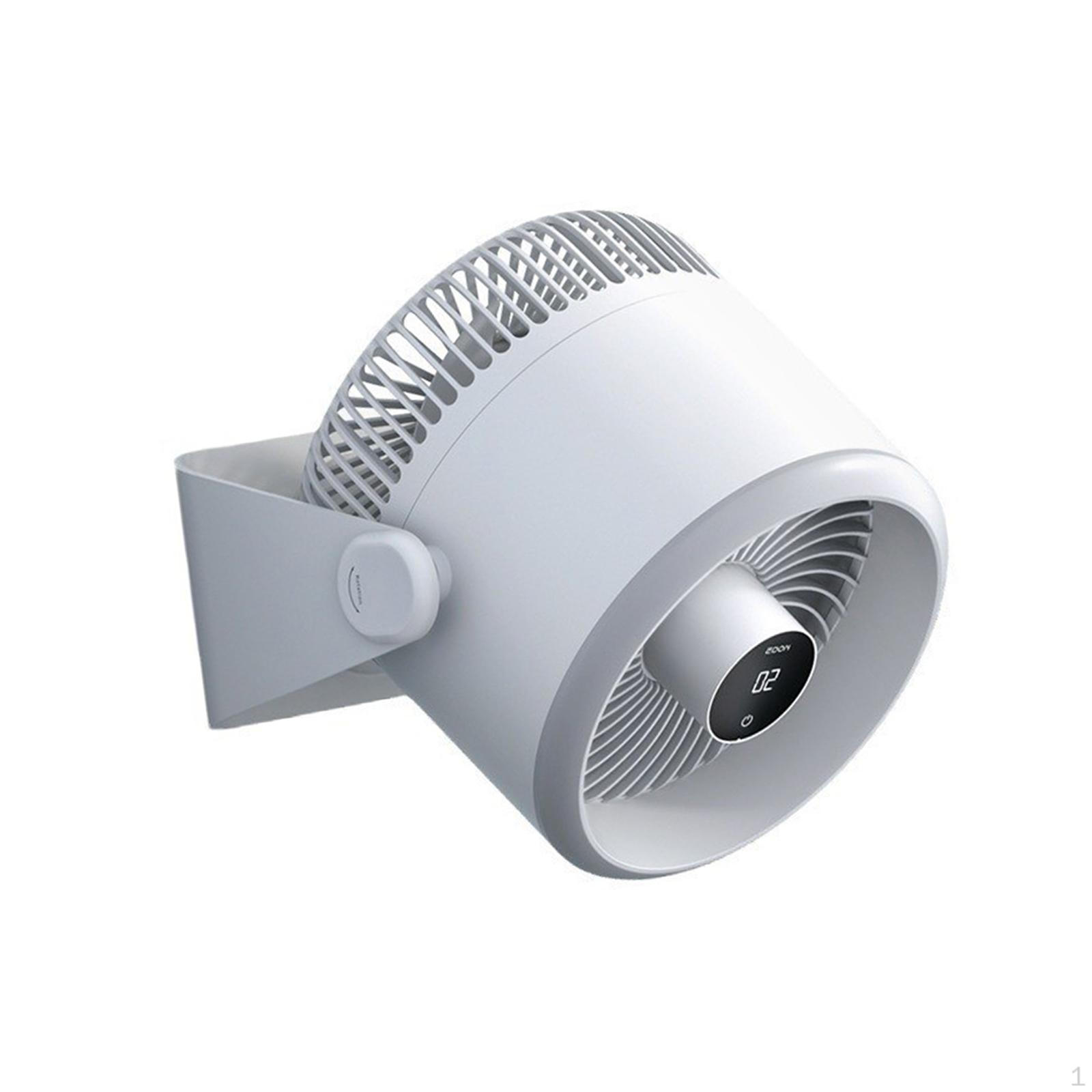 

Table Fan Mounted Blade Desk Personal for Office Home Tent Kitchen білий