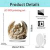 Colorful Rabbit 2D Acrylic Ornament for Easter and Valentine's Day Decor