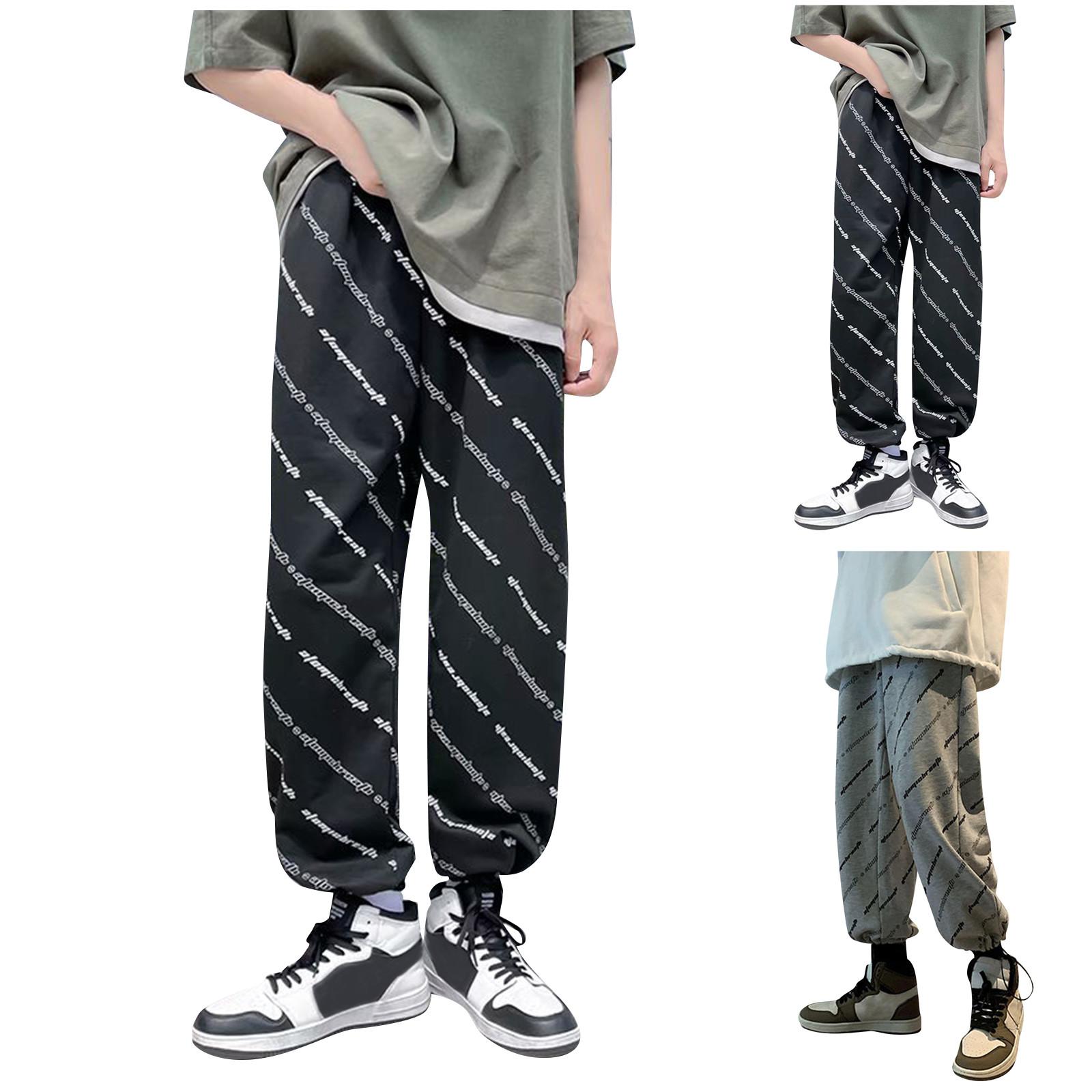

Women s Fashion Casual High Waist Printed Elastic-Waist Pants_Sagit
