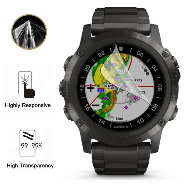 Protection écran pour Garmin D2 Delta Px [Pack 6] Film Plastique Protecteur Résistant Ultra Mince Phonillico