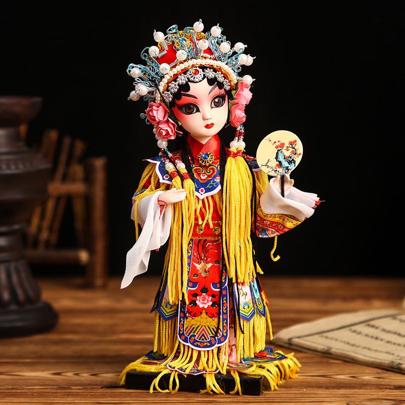 Creative Chinese Doll Ancient-style Dolls of the Qing Dynasty Twelve Golden Hair Handicrafts of Dream of Red Mansions Best Gift