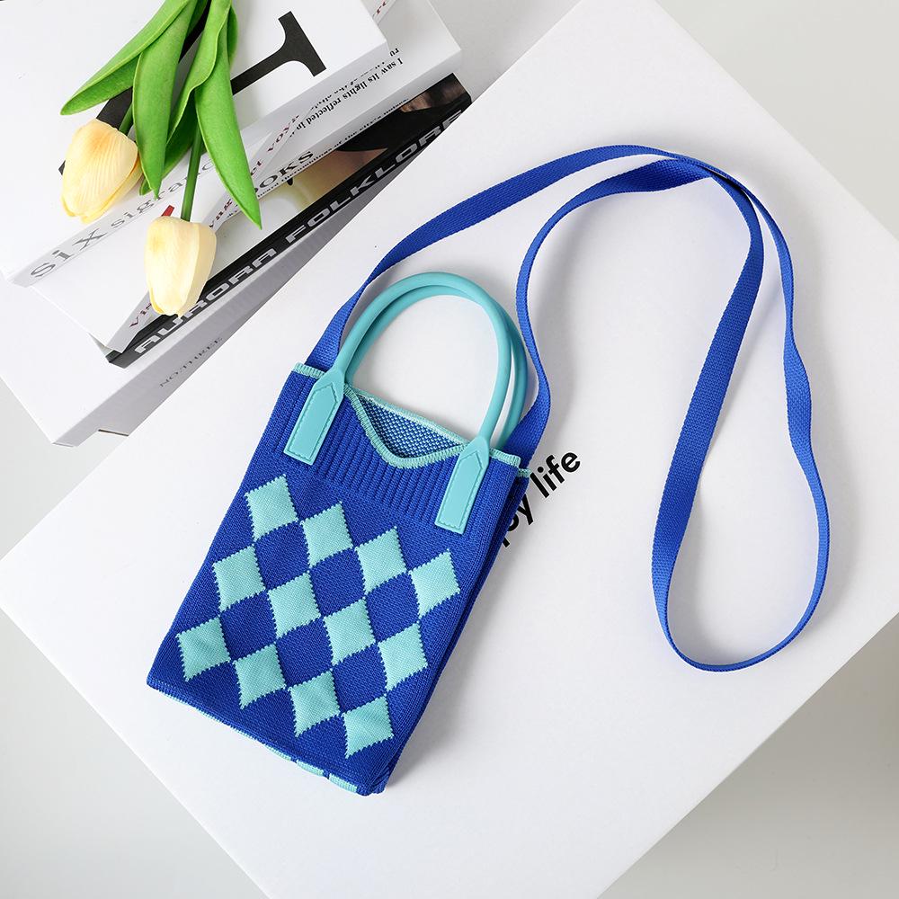 Korean Style 2024 Knit Tote & Crossbody Bag for Women