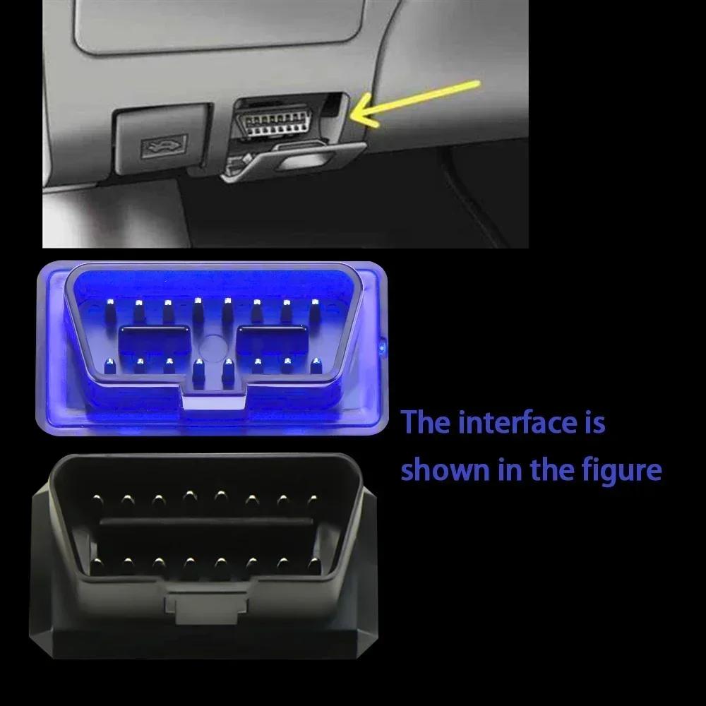 OBD2 Car Scanner Mini ELM327 Diagnostic Adapter Tester Wireless WIFI Bluetooth Car Diagnostic Tool Code Reader for Android IOS