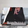 Johnny Hallyday  Plush Blankets Children  Flannel Throw Blanket For Bedroom Warm Soft  Quality Bedspread Gift Idea