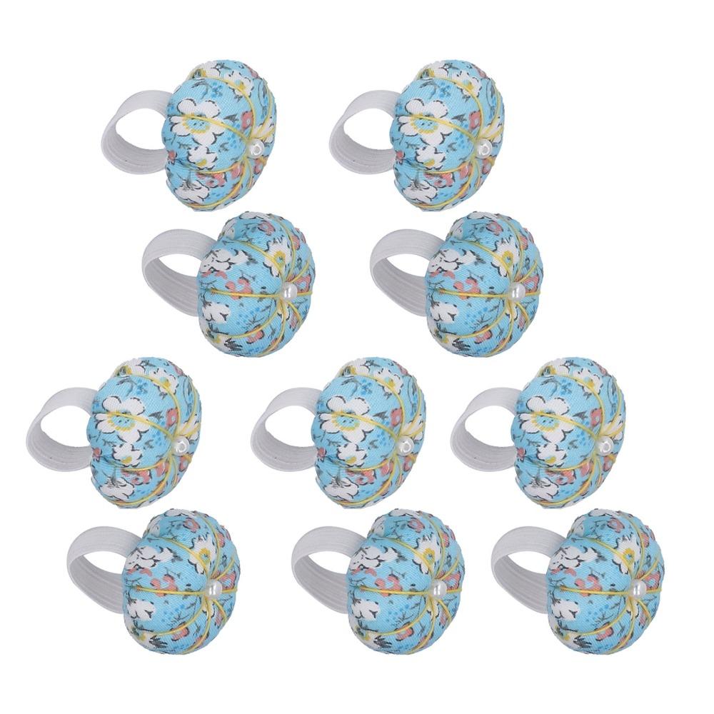 10pcs Ring Holder Sewing Pin Cushion Light Weight Needlework Pin Cushion For Embroidery