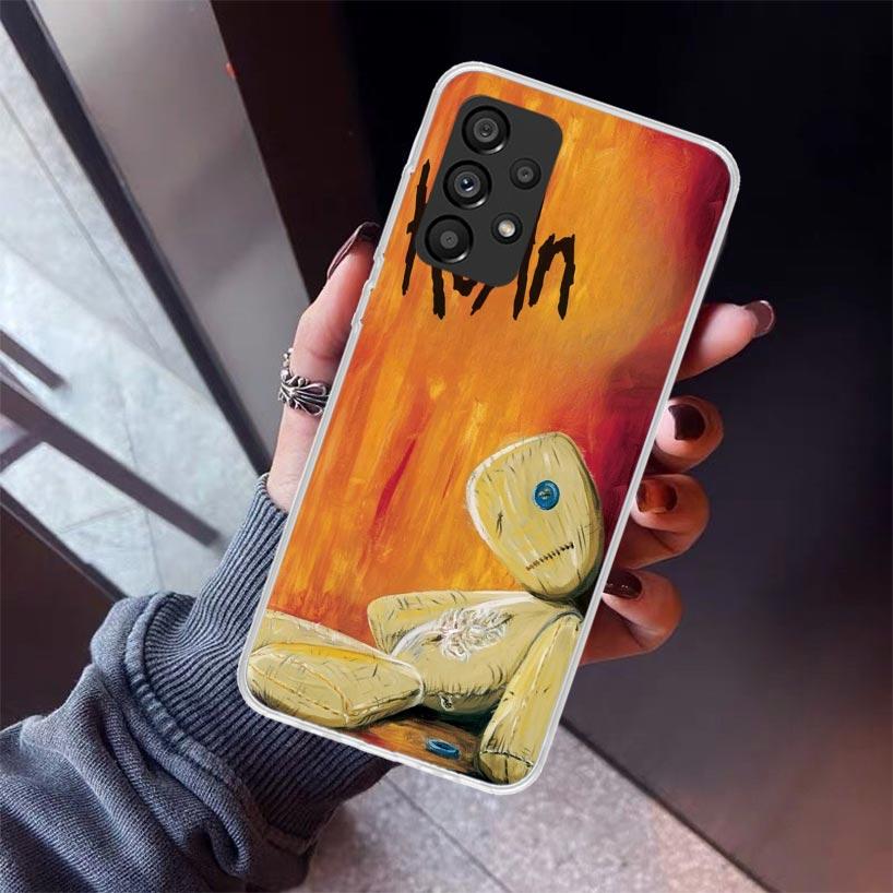K-Korn Rock Band Phone Case For Samsung Galaxy A12 A52S A42 A32 A22 A51 A50 Note 20 Ultra 10 S10 Plus A71 A70 A31 A30 A10S Galax